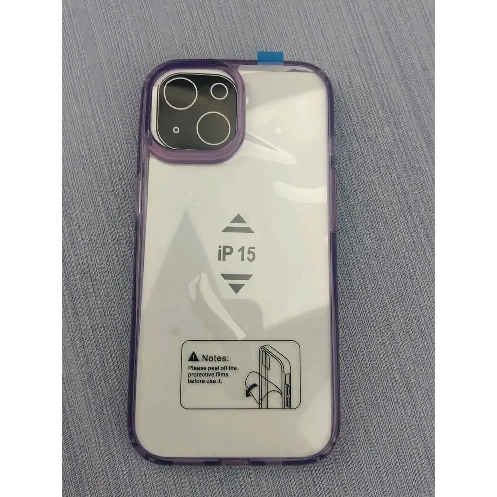 iPhone 15 Shockproof Hybrid Clear Transparent Ultra Thin Case 6.1